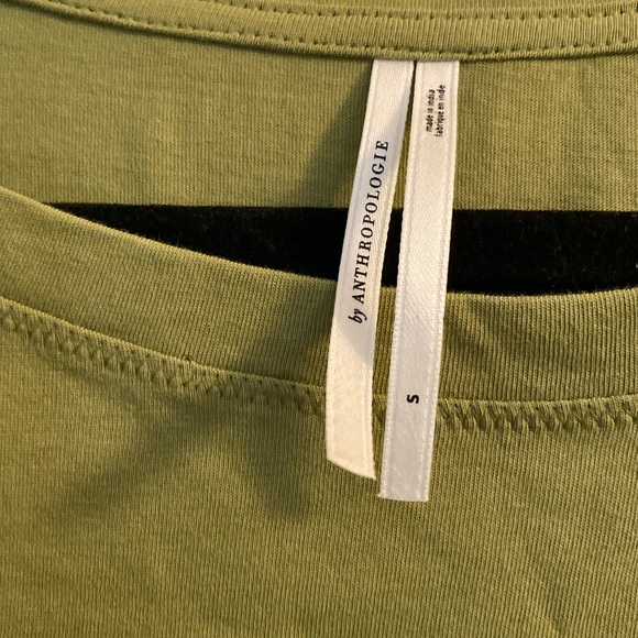 NWOT Anthropologie Baby Doll Peplum Top in Dried Herbs. Size Small - Picture 5 of 8